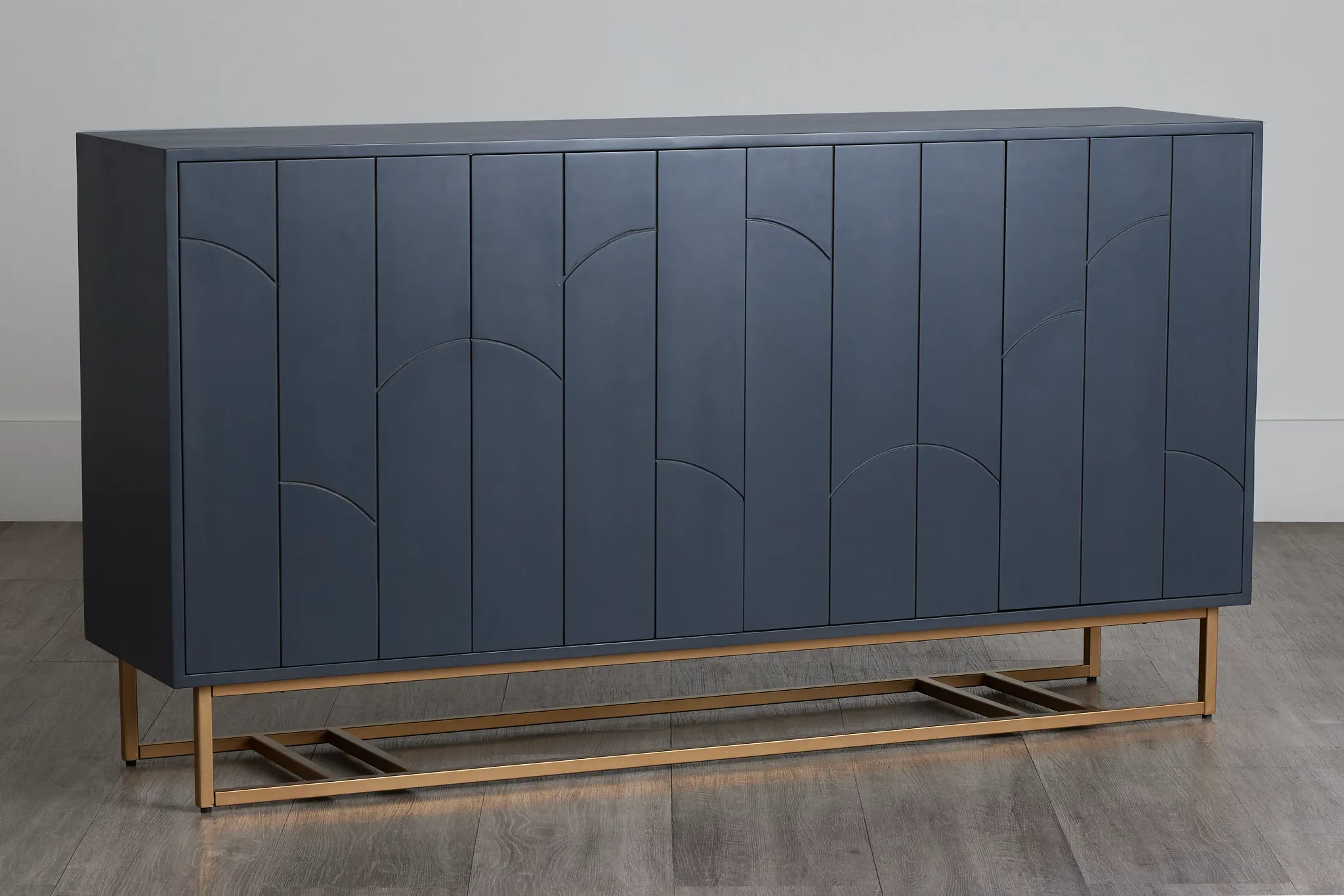 Nola Gray Four-door Cabinet