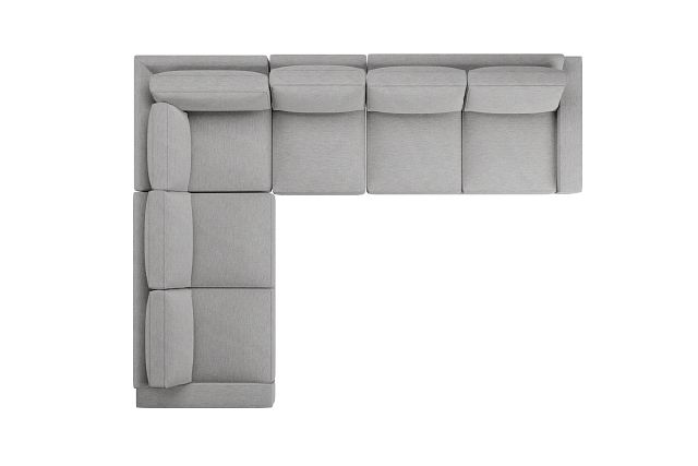 Edgewater Maguire Gray Medium Two-arm Sectional