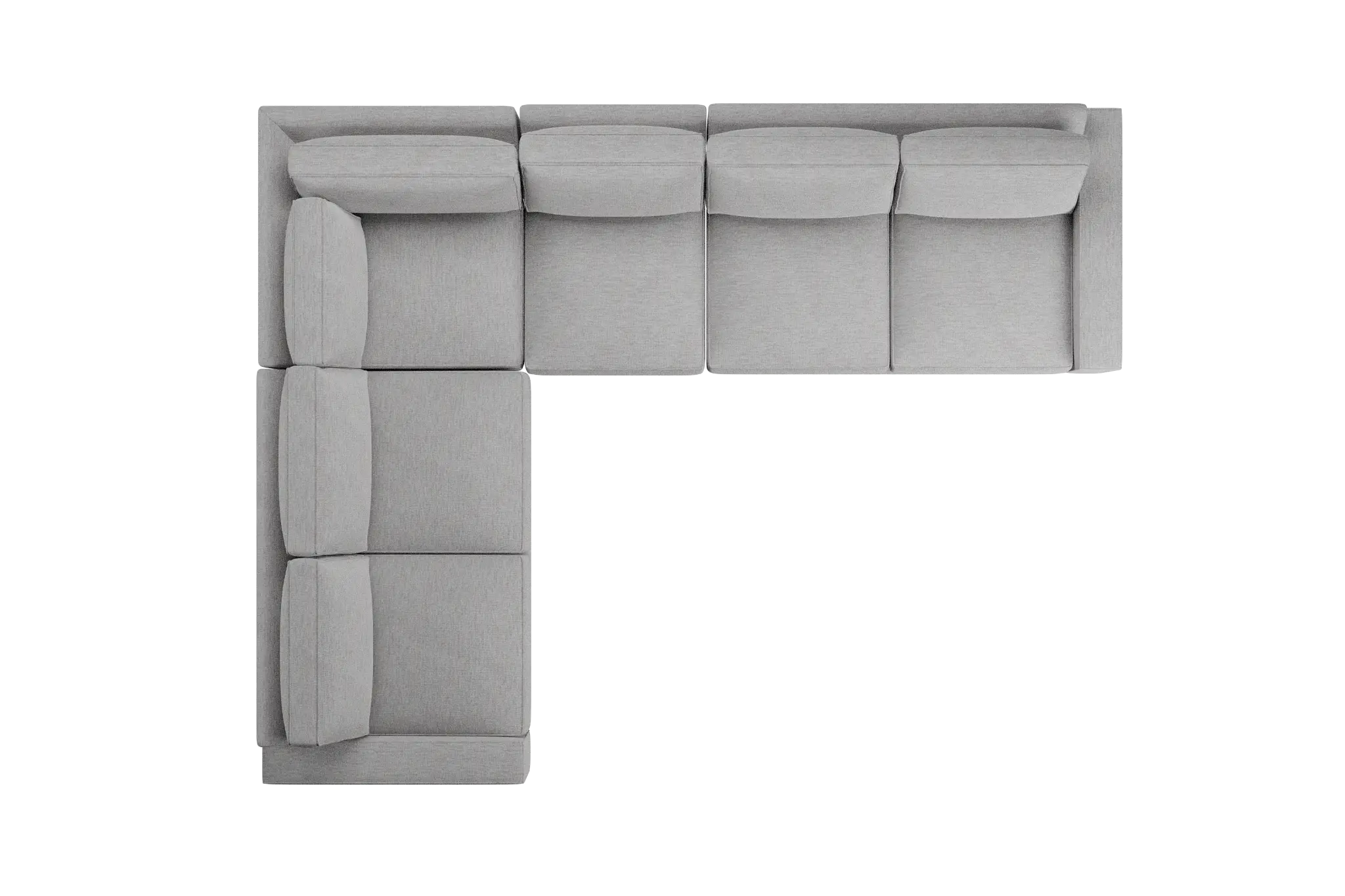 Edgewater Maguire Gray Medium Two-arm Sectional Edgewater Maguire Gray Medium Two-arm Sectional