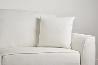 Austin White 18" Accent Pillow