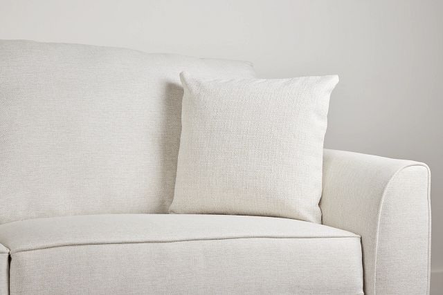 Austin White 18" Accent Pillow