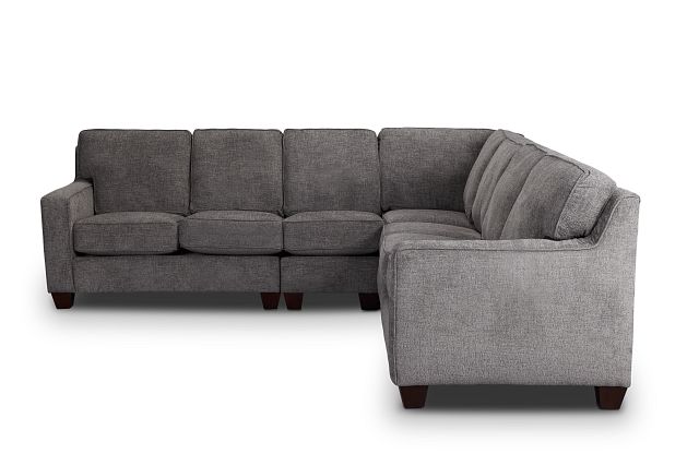 Andie Dark Gray Fabric Large Two-arm Sectional
