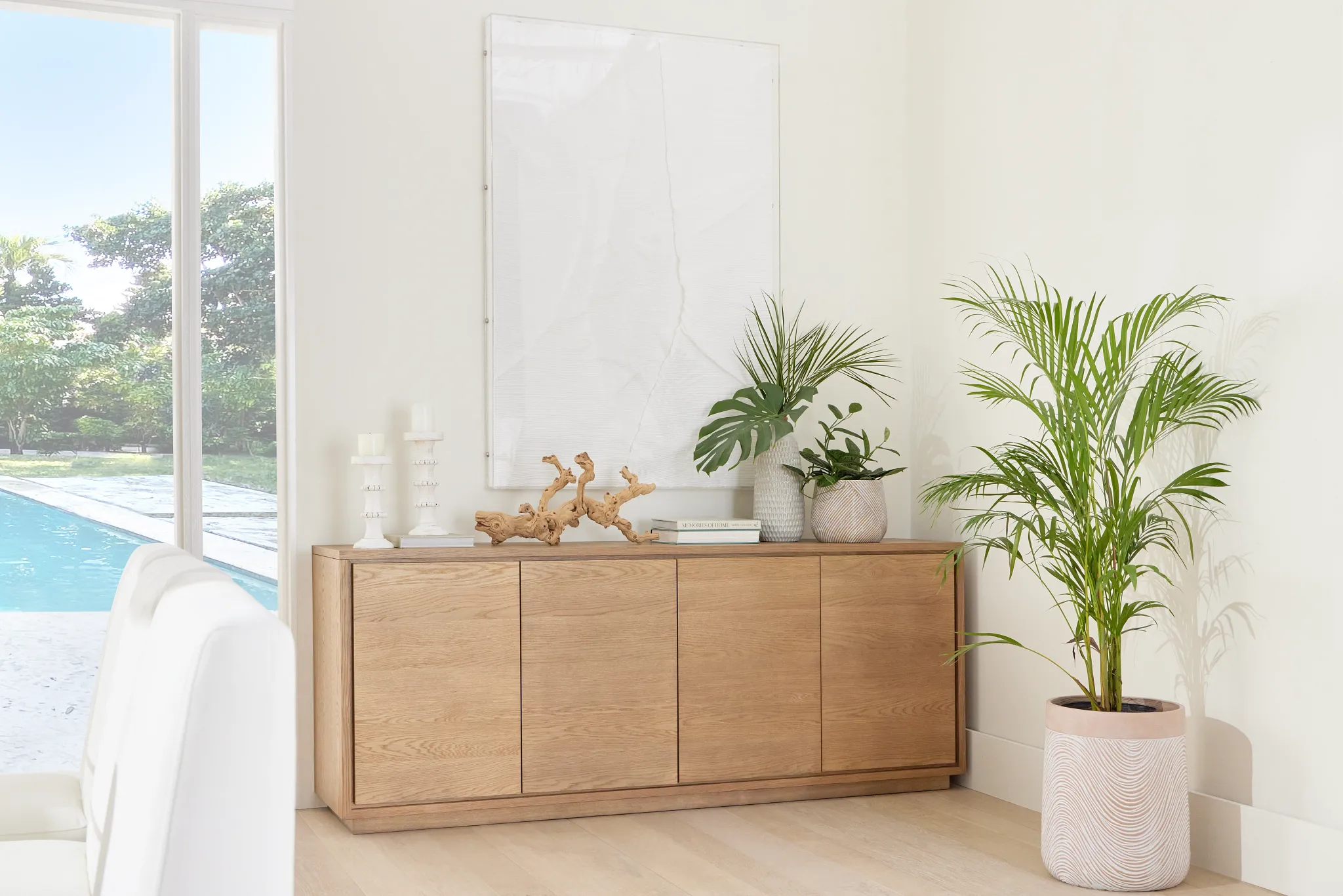 Haven Light Tone 4 Door Sideboard