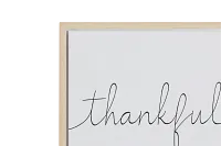 Thankful Light Tone Framed Canvas Wall Art