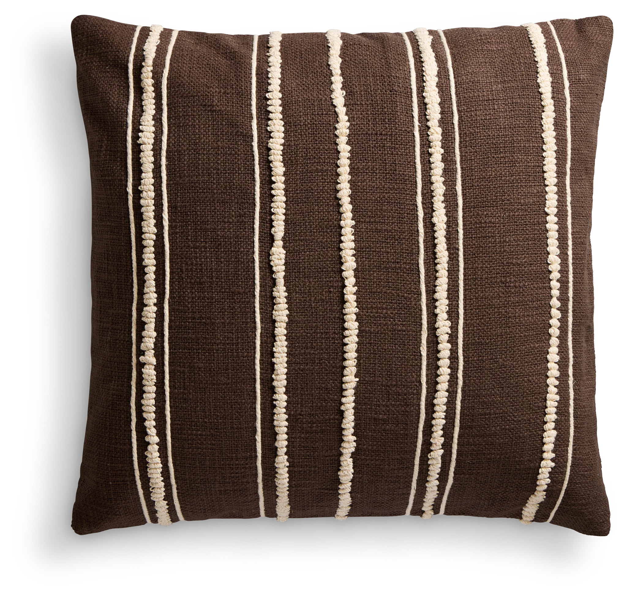 Emilie Brown 24" Square Accent Pillow