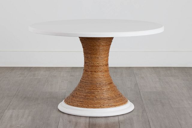 Boca Grande White Round Table