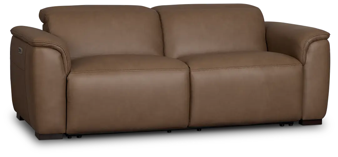 Flexsteel Brodie Dark Brown Lthr/vinyl Power Reclining Sofa Flexsteel Brodie Dark Brown Lthr/vinyl Power Reclining Sofa