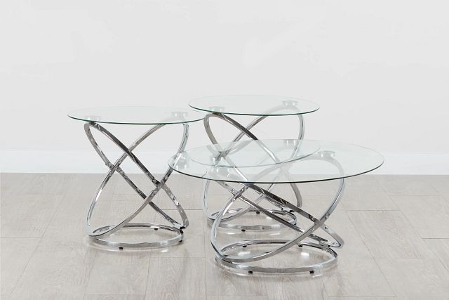 Vivian Glass 3 Pack Tables