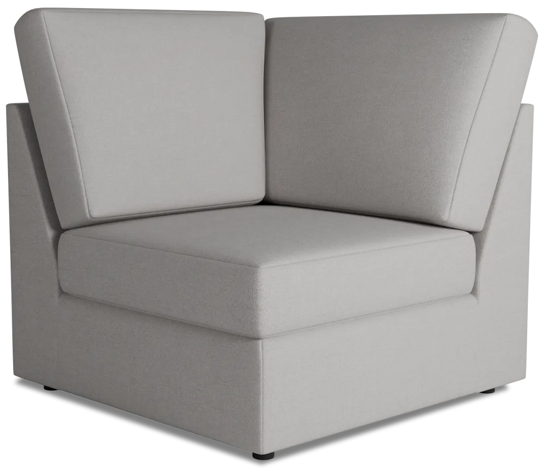 Citymod Light Gray Fabric Wedge