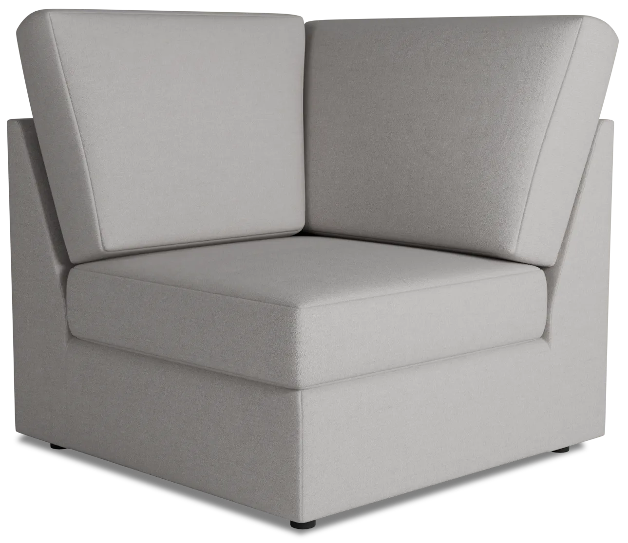 Citymod Light Gray Fabric Wedge