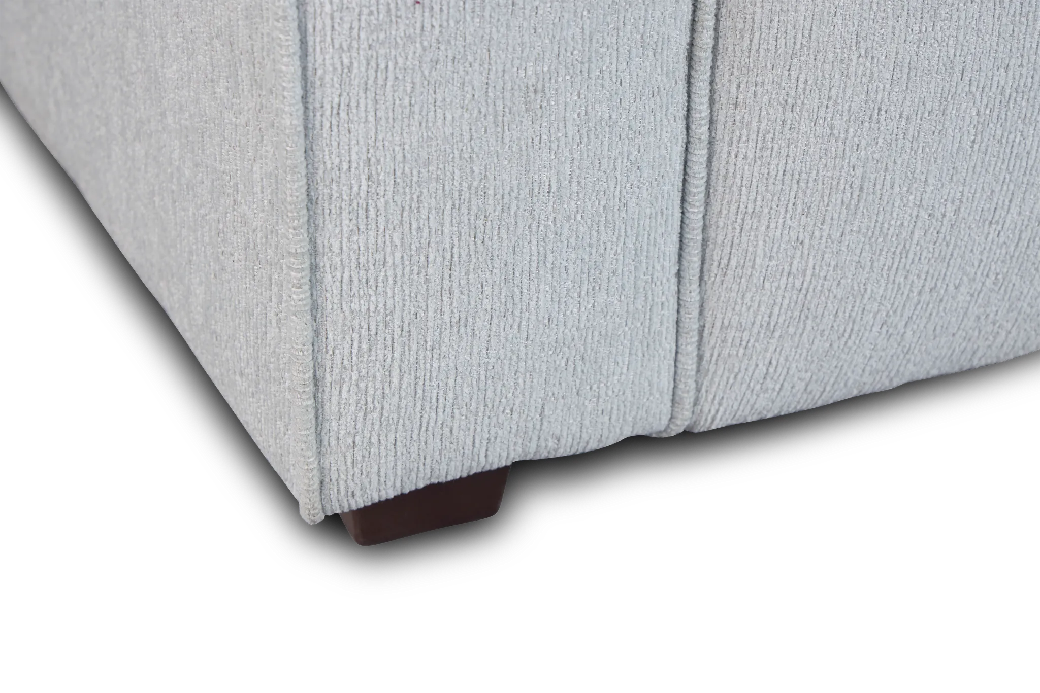 Avalon Light Blue Fabric Memory Foam Sleeper