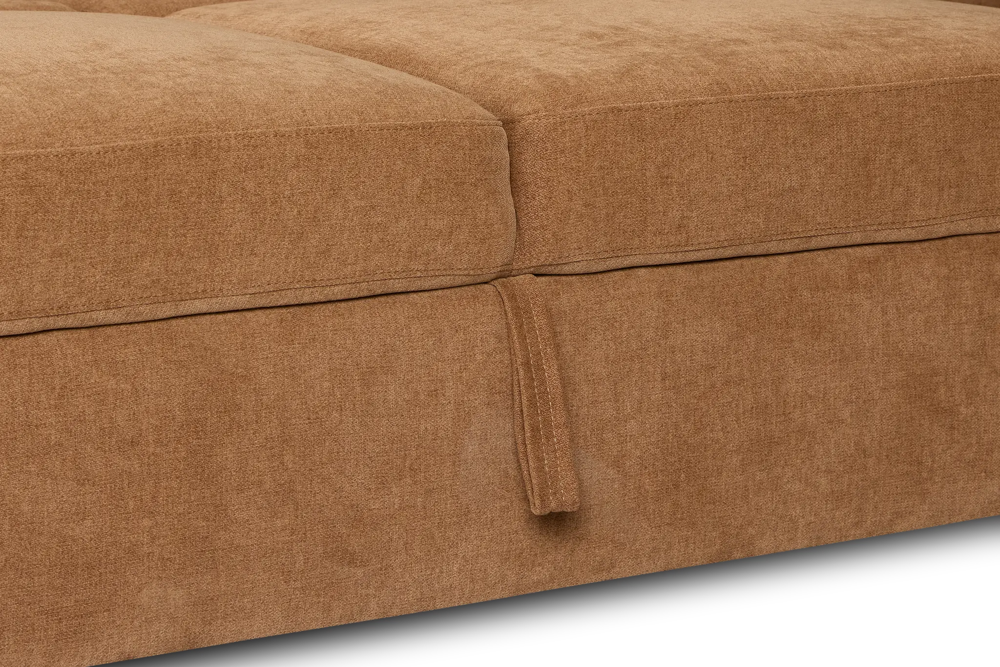 Addie Brown Fabric Double Chaise Sleeper Storage Sectional Addie Brown Fabric Double Chaise Sleeper Storage Sectional