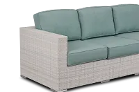 Biscayne Teal Sofa