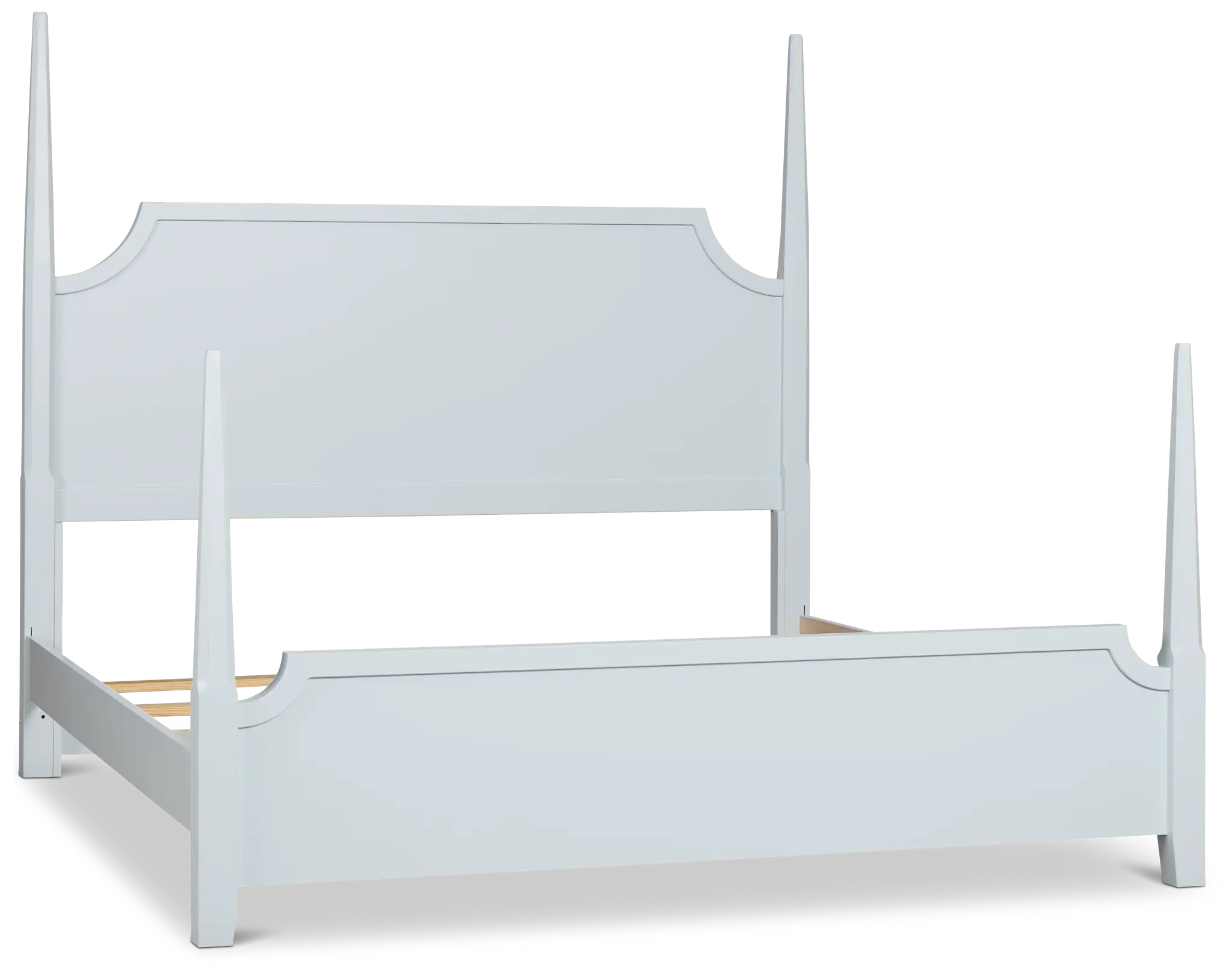 Carolina Light Blue Poster Bed Carolina Light Blue Poster Bed