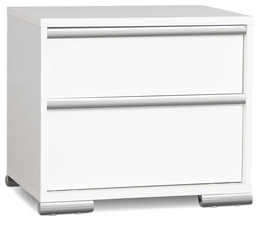 Davie White Nightstand Davie White Nightstand