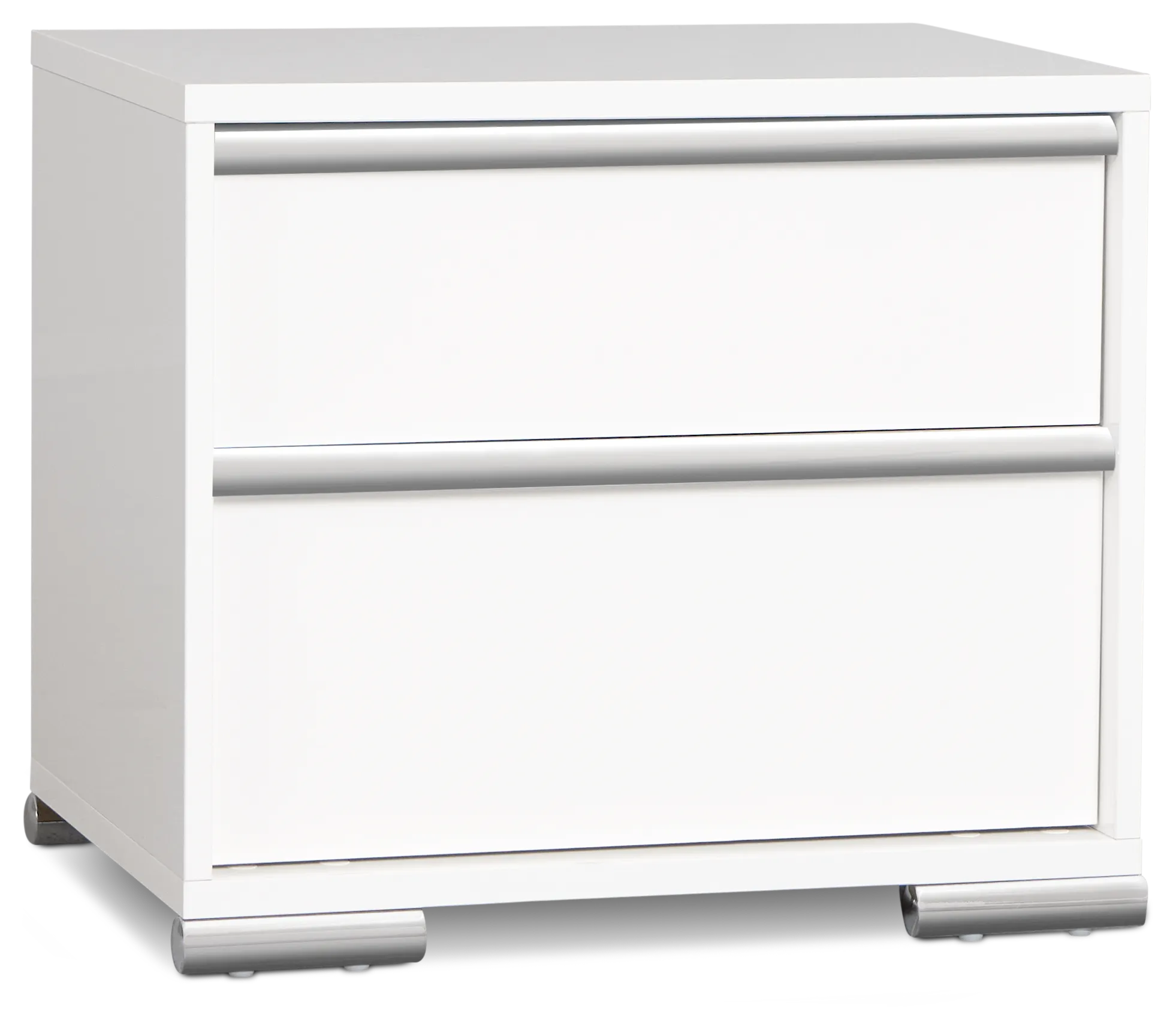 Davie White Nightstand