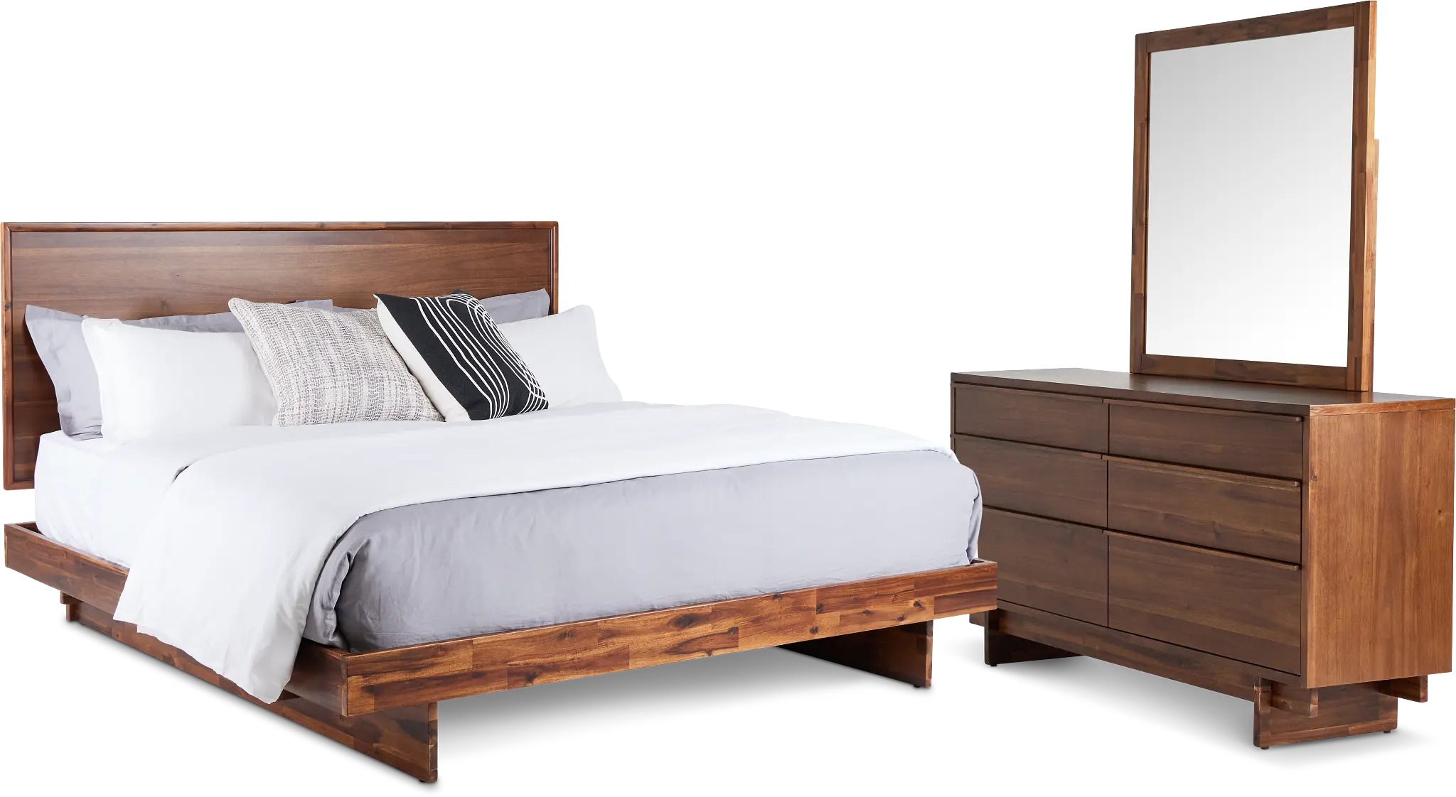 Bowery Dark Tone Platform Bedroom Bowery Dark Tone Platform Bedroom