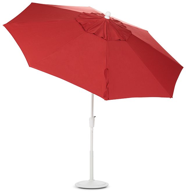 Capri Red Umbrella Set (4)