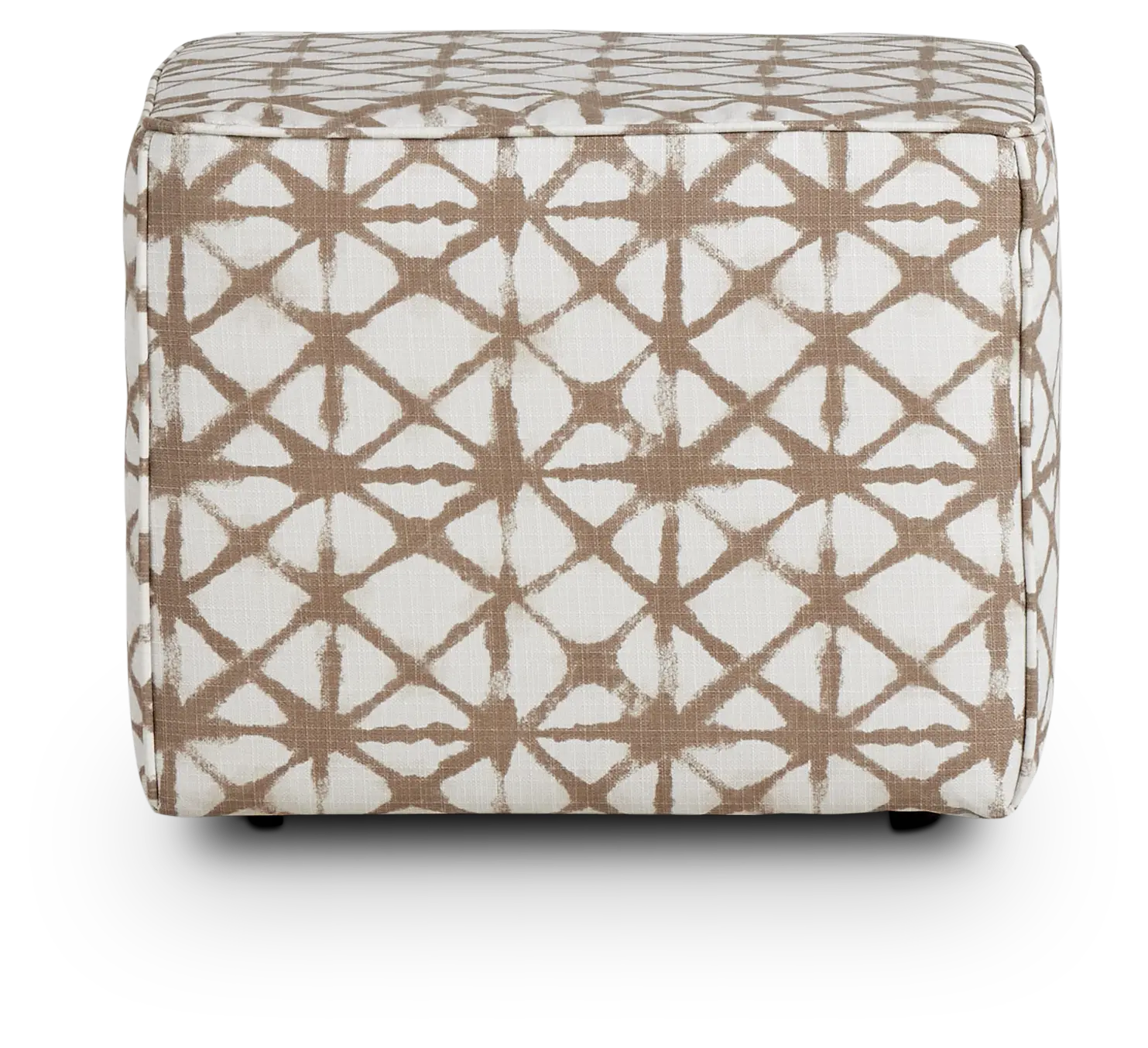 Shibori Light Gray Indoor/outdoor Accent Ottoman Shibori Light Gray Indoor/outdoor Accent Ottoman