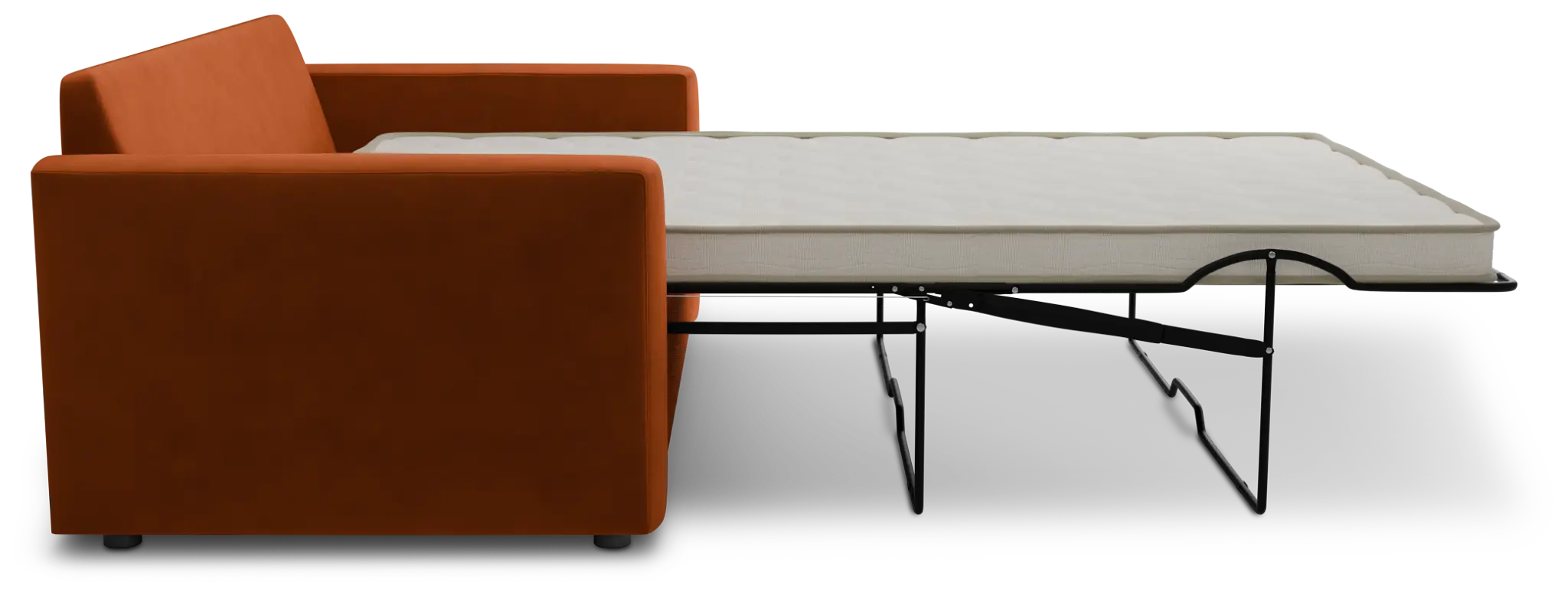 Siesta Joya Orange Fabric Innerspring Sleeper Siesta Joya Orange Fabric Innerspring Sleeper