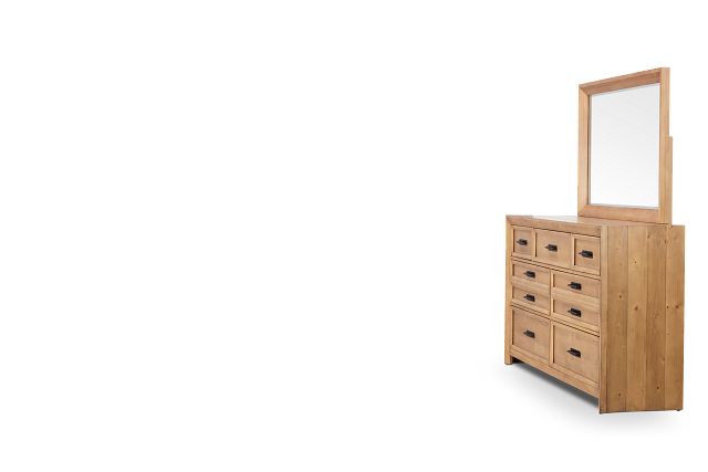 Vail Light Tone Dresser & Mirror