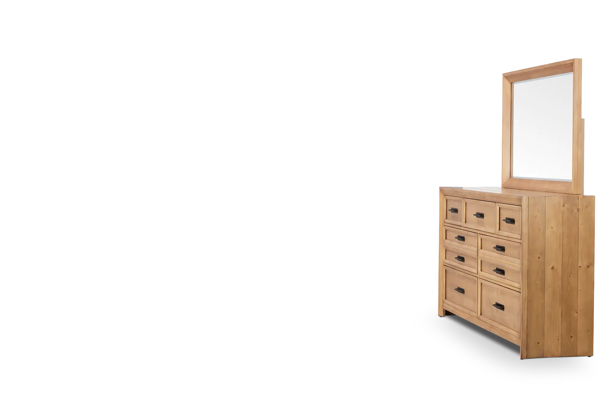 Vail Light Tone Dresser & Mirror Vail Light Tone Dresser & Mirror