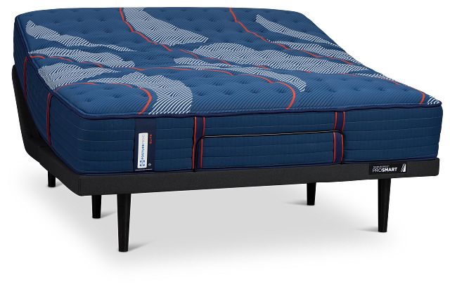 Posturepedic Elite Spring Albany 2 Firm Ergo Prosmart Adjustable Mattress Set
