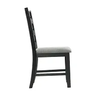 Kalila Black Upholstered Side Chair