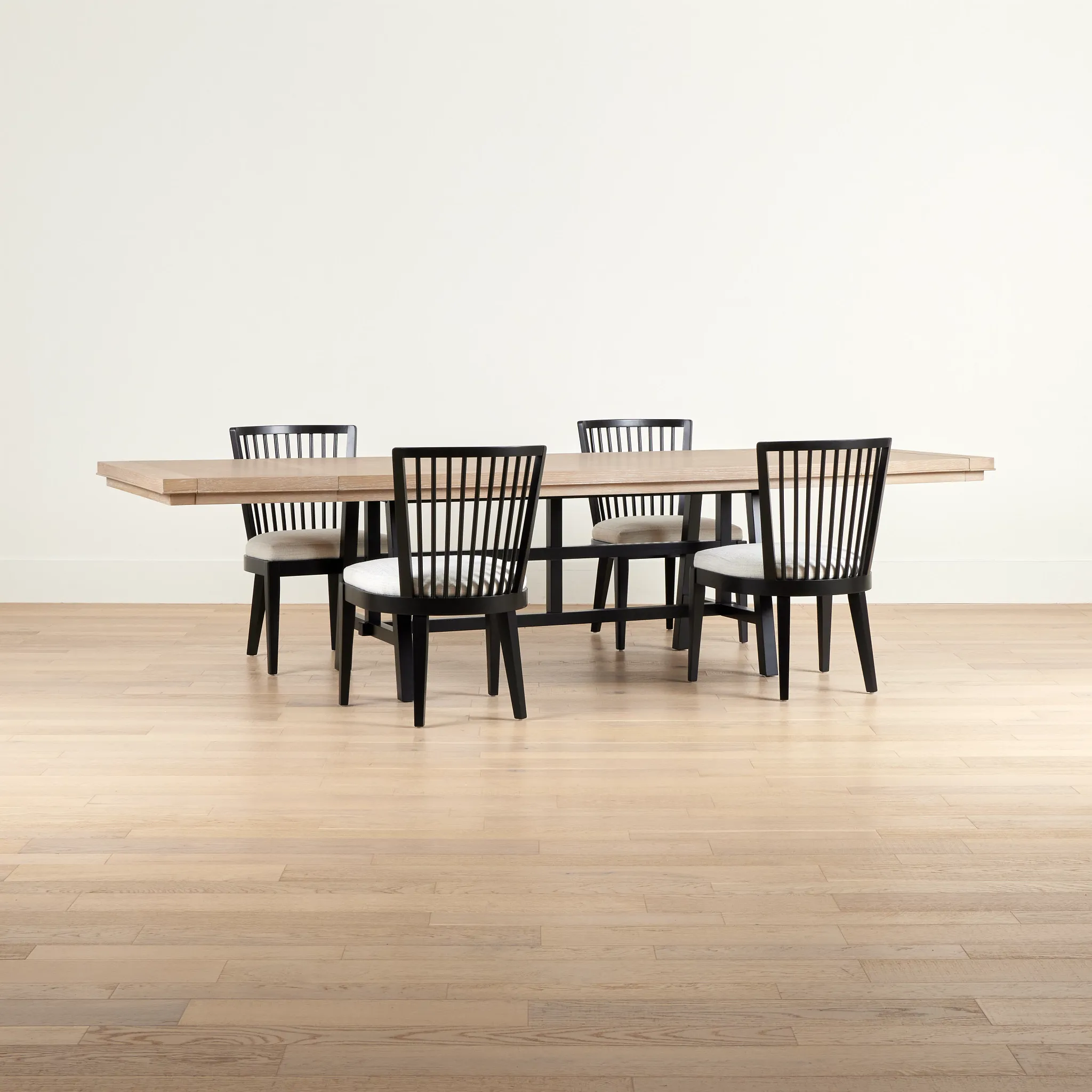 Southlake Two-tone Rectangular Table & 4 Wood Chairs