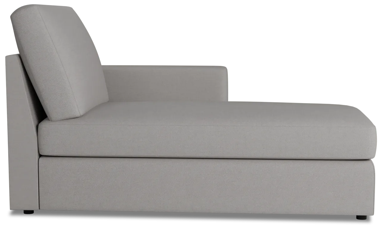 Citymod Light Gray Fabric Right Chaise