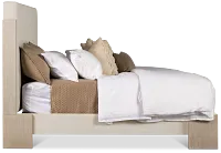 Miramar Light Tone Uph Panel Bed