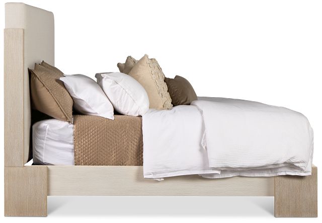 Miramar Light Tone Uph Panel Bed