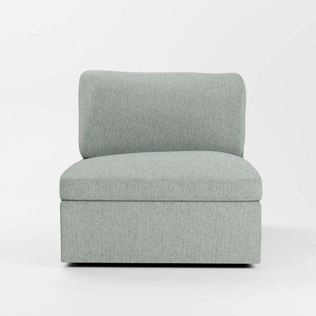 Destin Elevation Light Green Fabric Swivel Chair