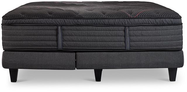 Beautyrest Black C-class Plush Pillowtop Pillow Top Black Luxury Adjustable Mattress Set