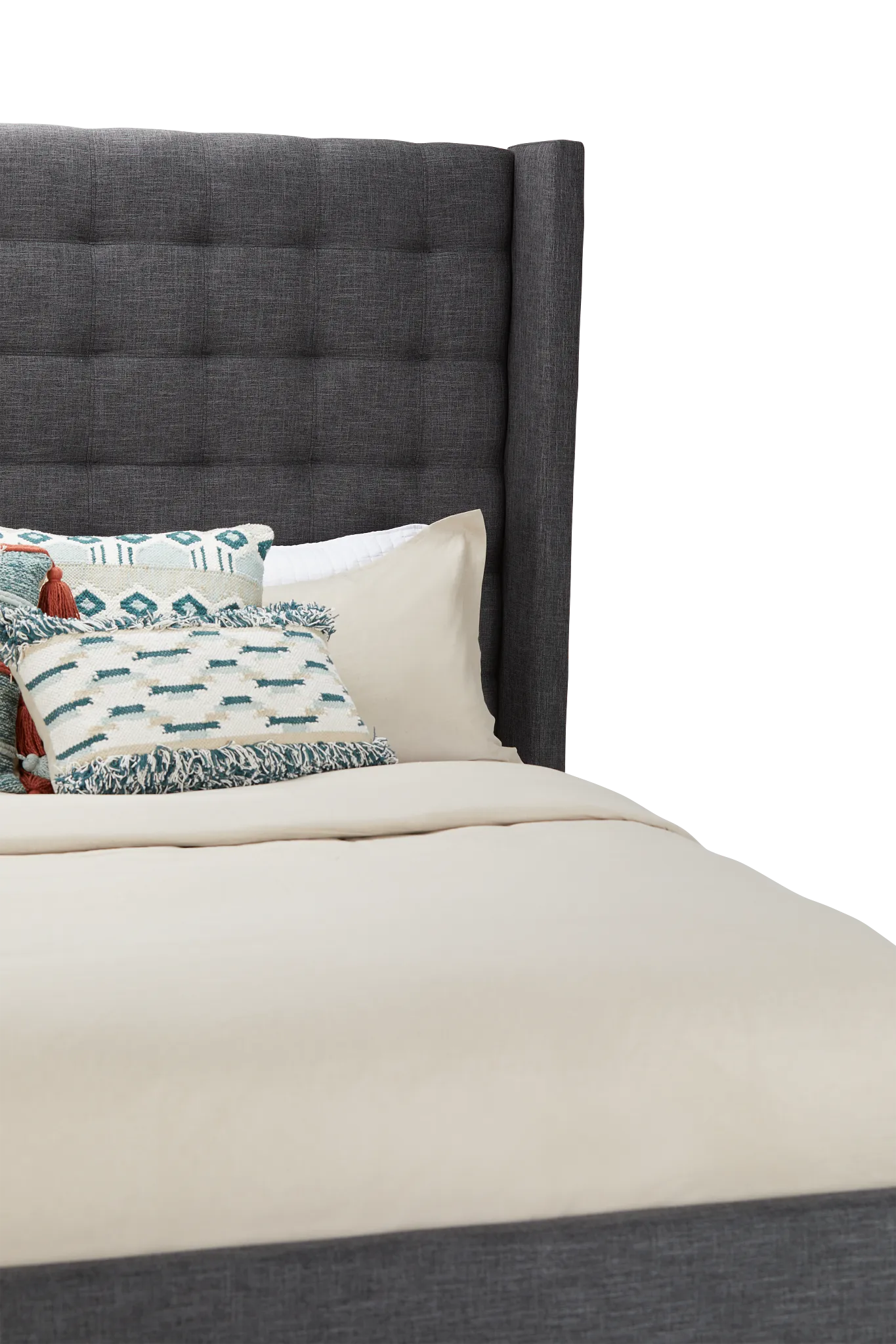 Chatham Dark Gray High Platform Bed