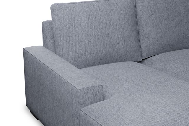 Edgewater Elevation Gray Left Chaise Sectional