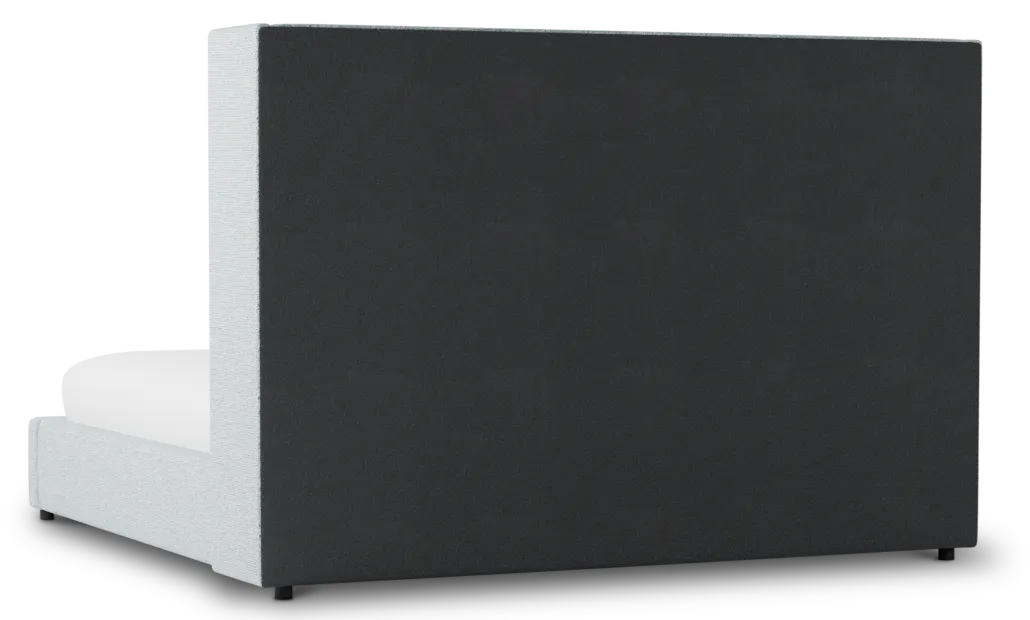 Captiva Natural Beauty Light Blue 60" Upholstered Shelter Bed