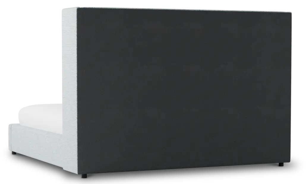 Captiva Natural Beauty Light Blue 60" Upholstered Shelter Bed Captiva Natural Beauty Light Blue 60" Upholstered Shelter Bed