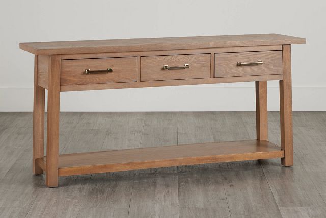 Provo Mid Tone Storage Sofa Table