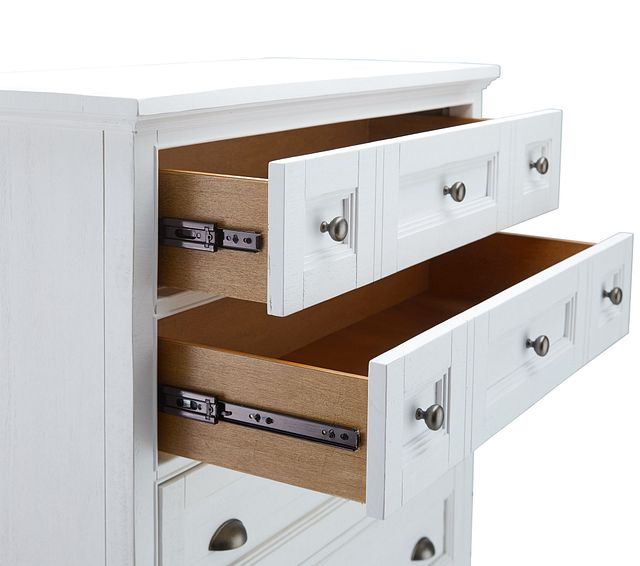 Heron Cove White Drawer Chest