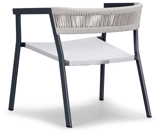 Valencia Gray Sling Arm Chair