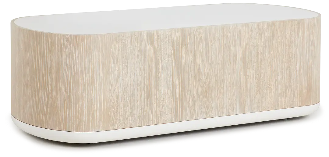 Costa Light Tone Oval Coffee Table Costa Light Tone Oval Coffee Table