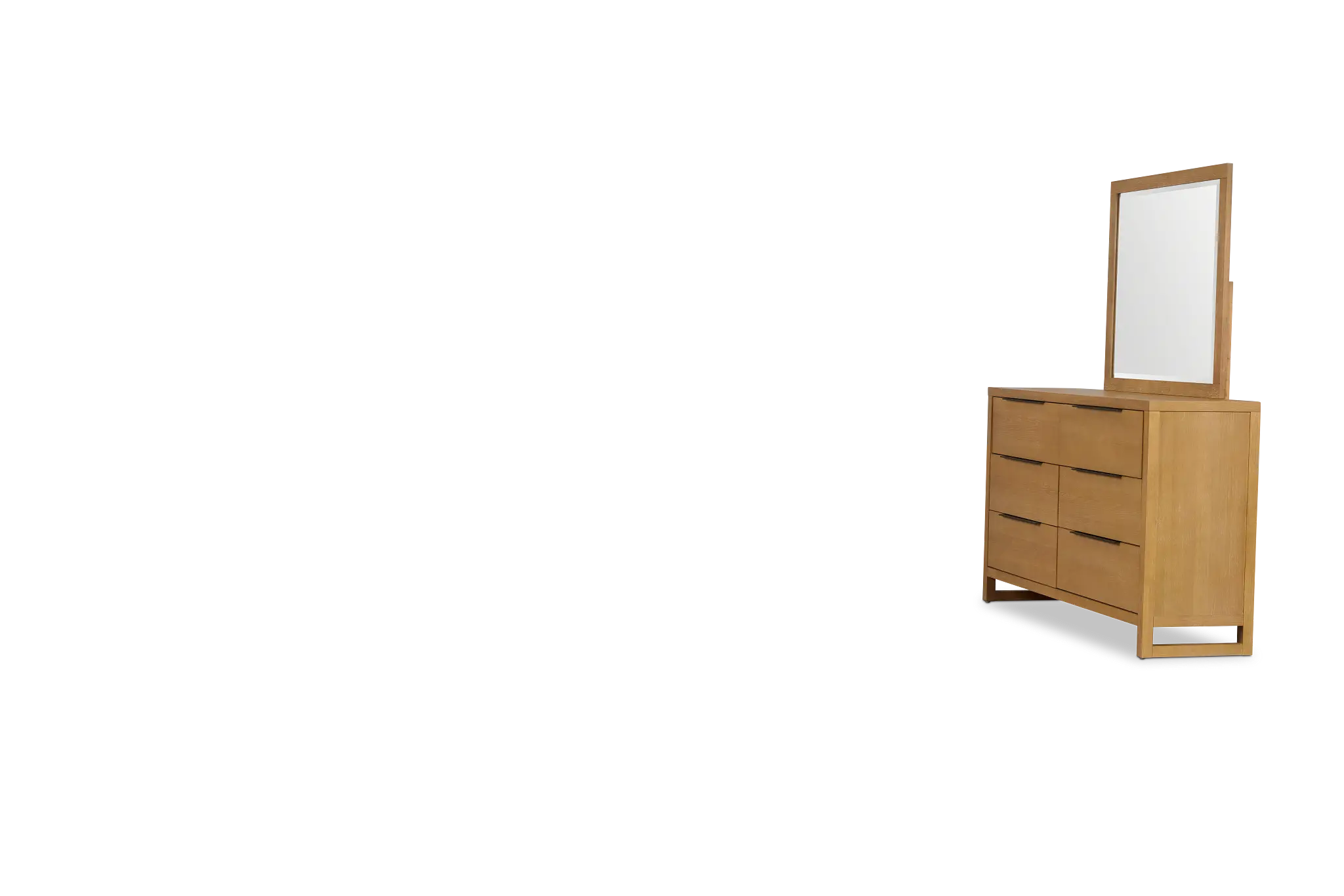 Williamsburg Light Tone Dresser & Mirror Williamsburg Light Tone Dresser & Mirror
