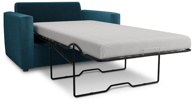 Siesta Joya Teal Fabric Memory Foam Sleeper