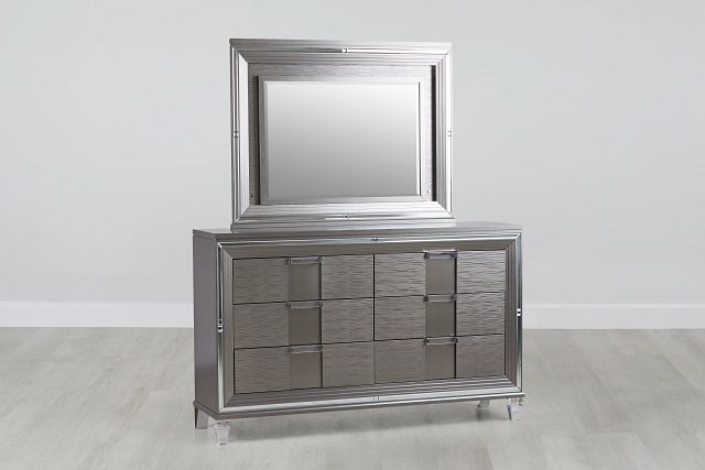 Vegas Gray Dresser & Mirror (0)
