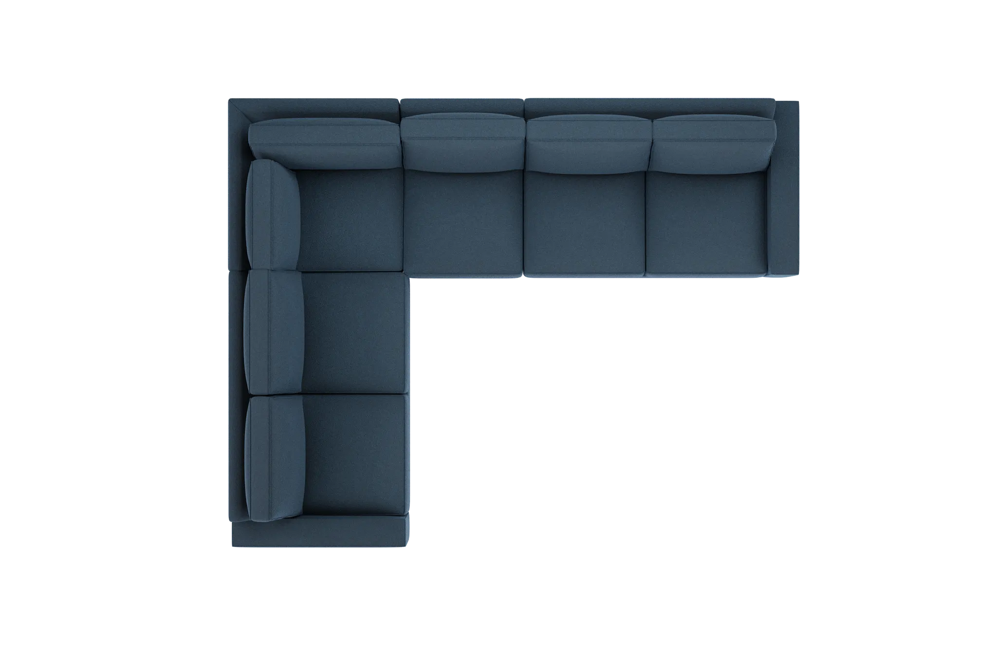 Edgewater Elite Blue Medium Two-arm Sectional