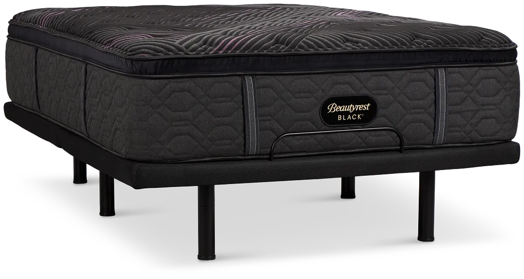 Beautyrest Black Series Two Plush Pillow Top Elite Adjustable Mattress Set