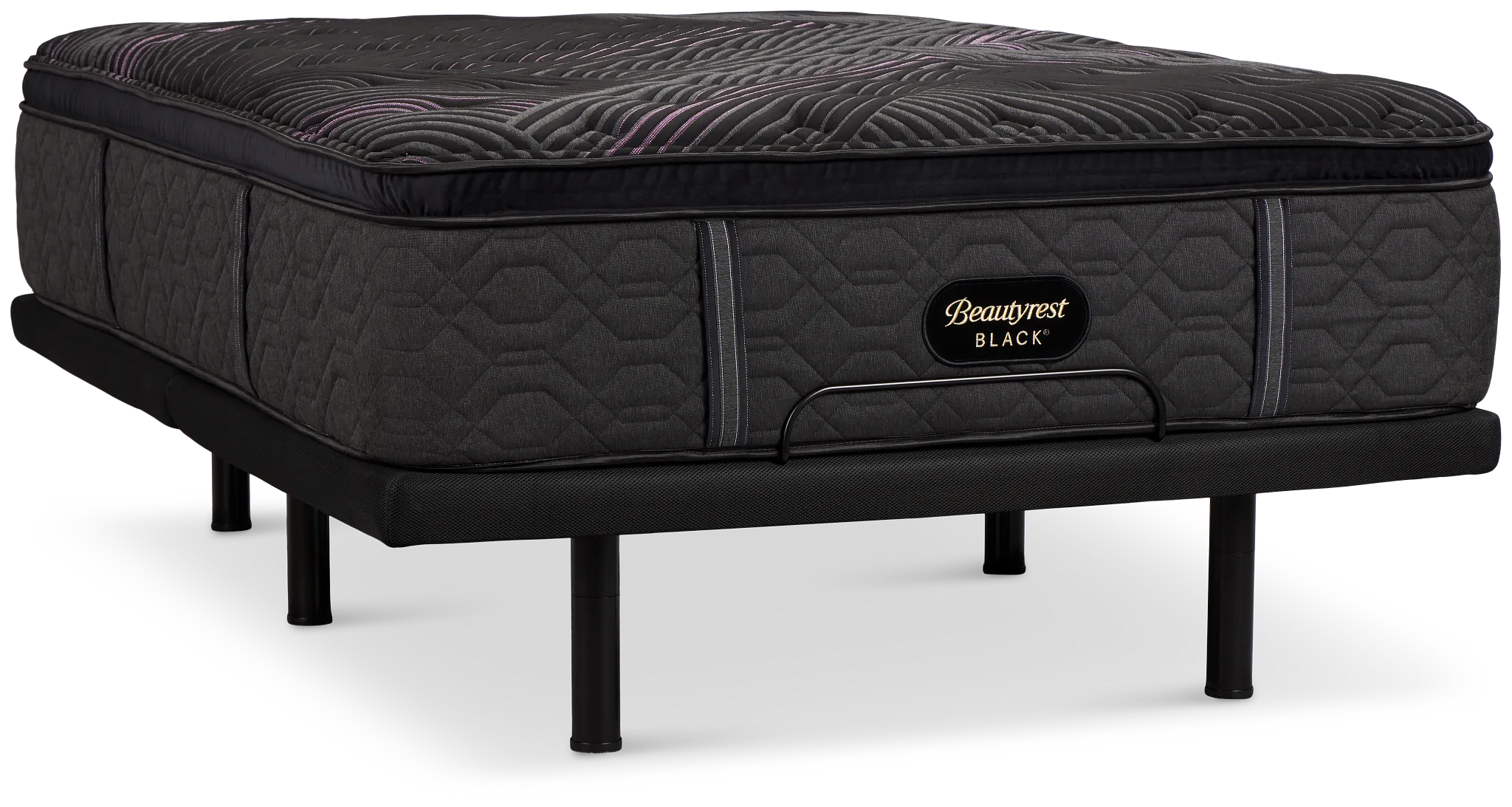 Beautyrest Black Series Two Plush Pillow Top Elite Adjustable Mattress Set