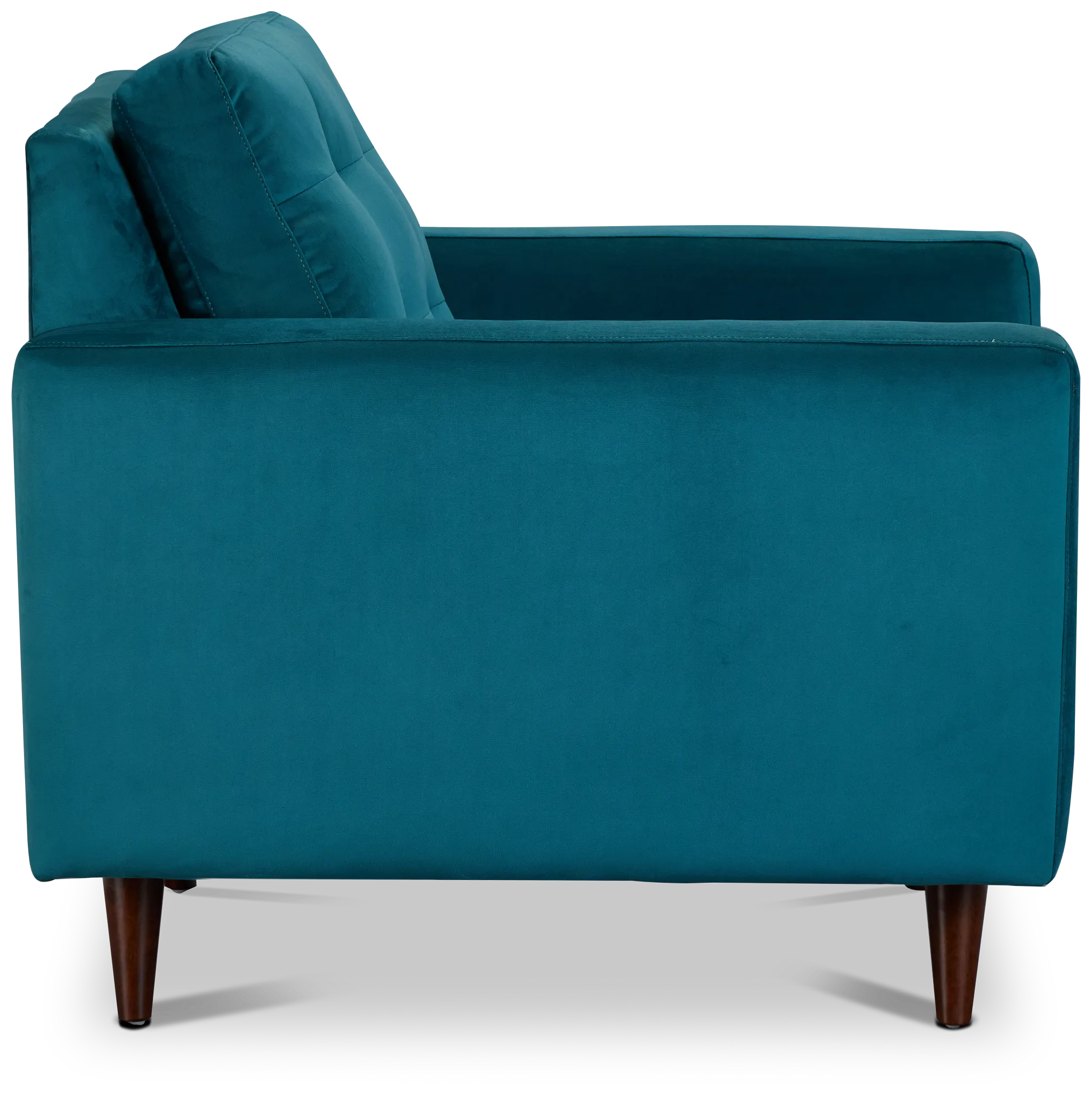 Mila Teal Velvet Chair