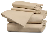 Rest & Renew Linen Blend Dark Beige Sheet Set
